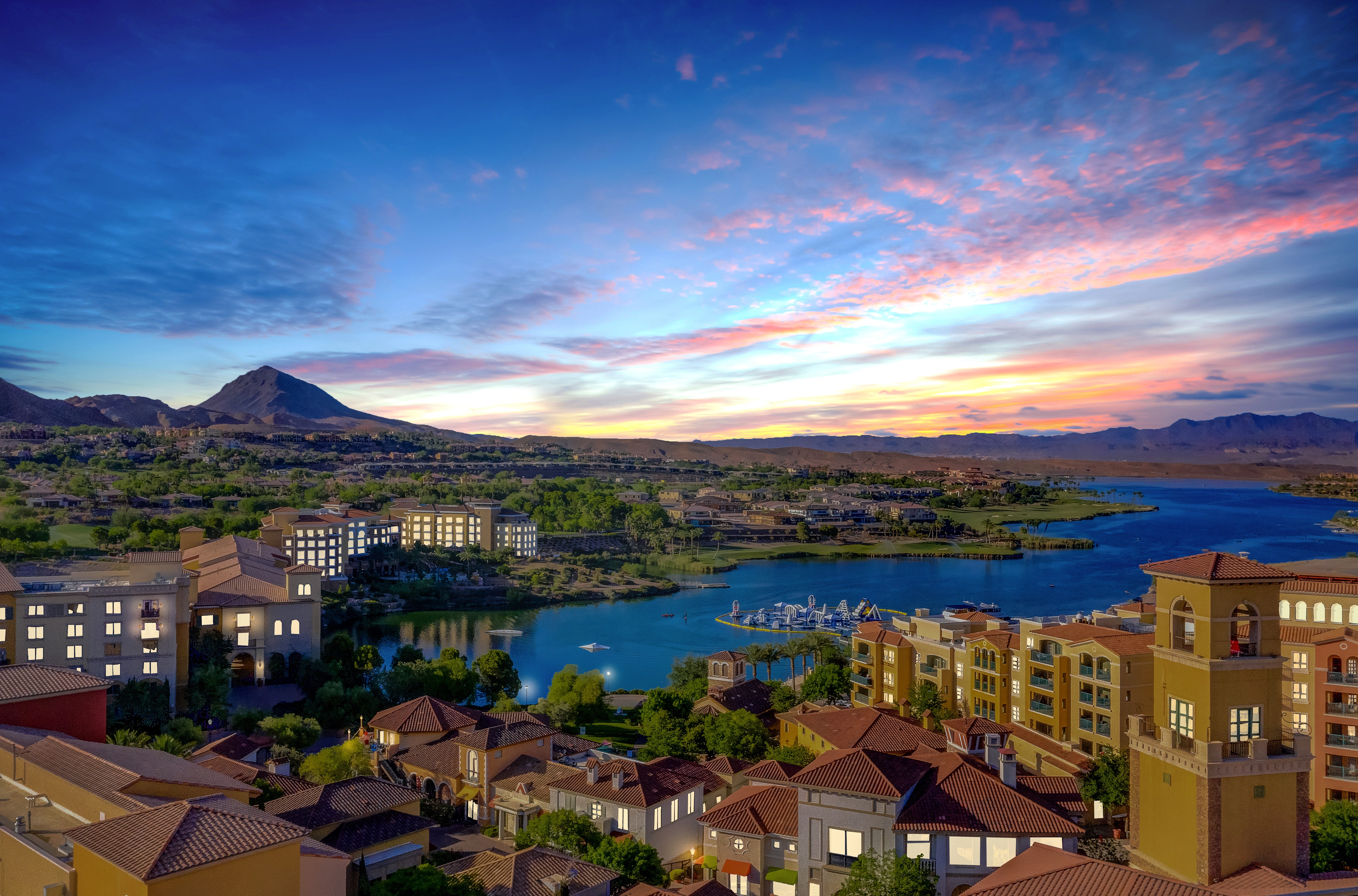 Lake Las Vegas Sunset Henderson Nv