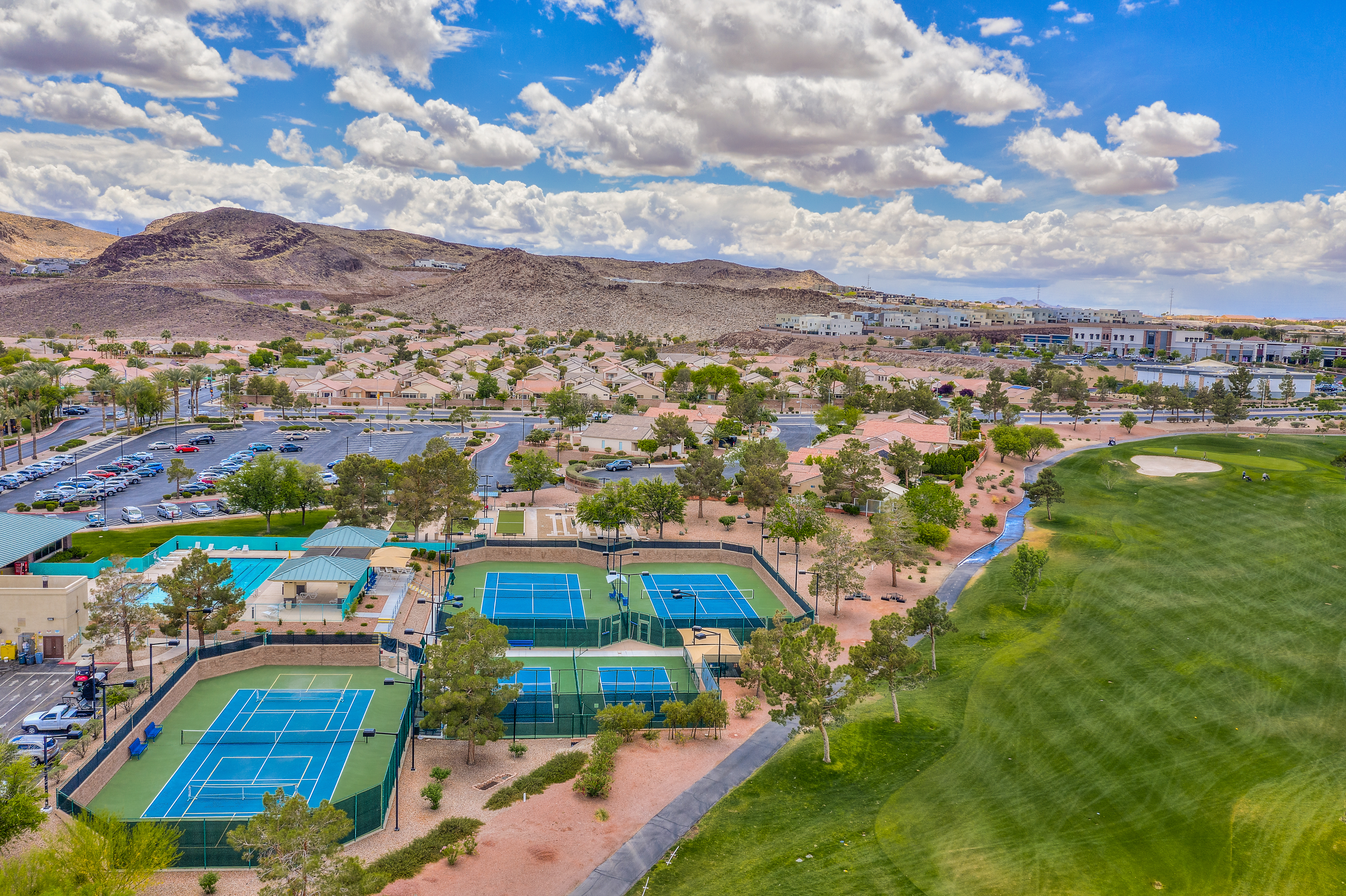 Sun City Macdonald Ranch Tennis Courts Golf Course Henderson Nv